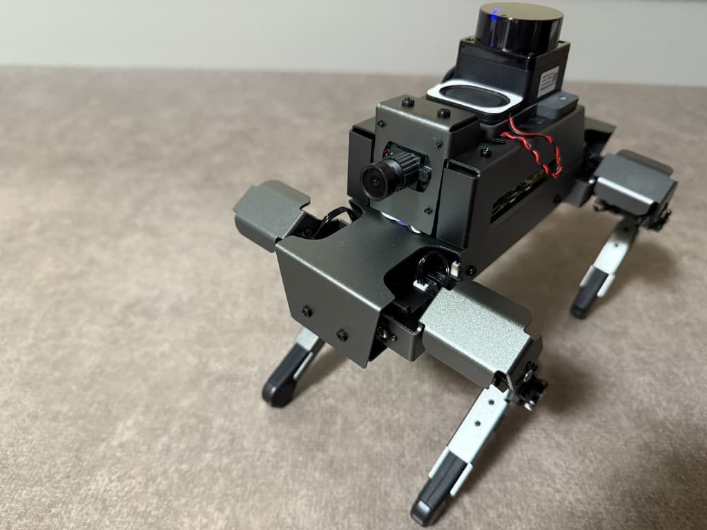 ROS2開発 dogzilla S2 初期動作検証