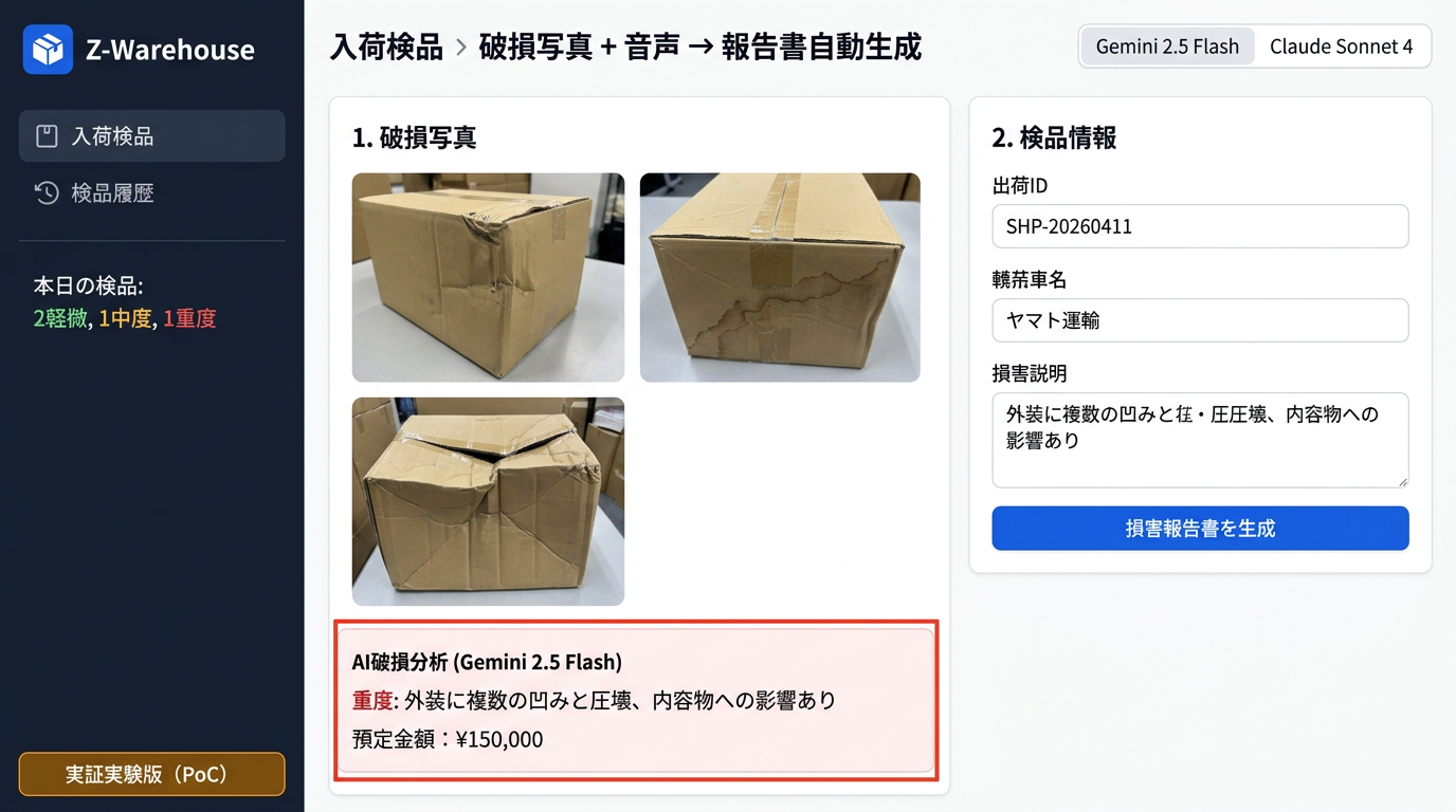 AI入荷検品システム Z-Warehouse